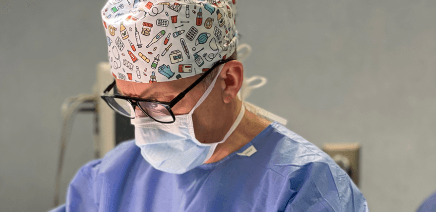 Dr. Renato Zaccheddu, cosmetic and plastic surgeon, during a surgical procedure.